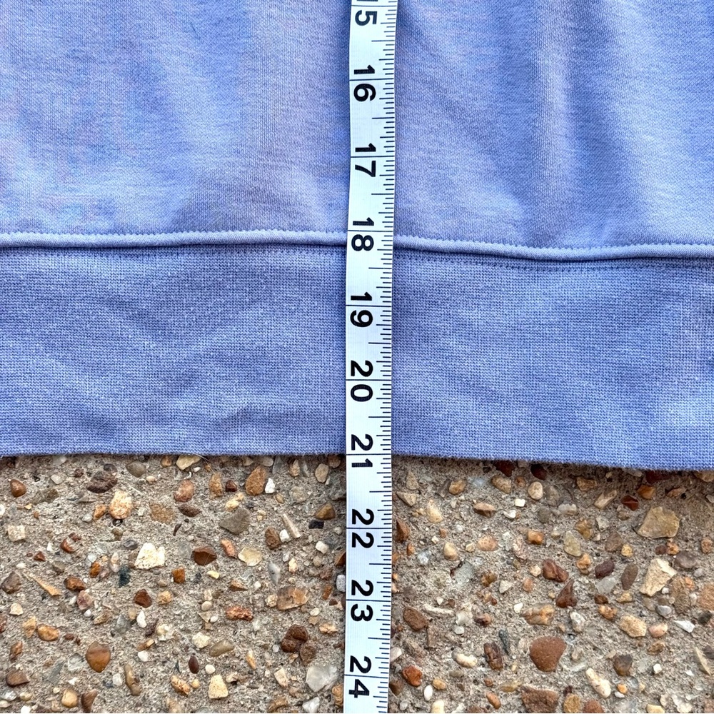 Fabletics Lavender Cropped Half Zip Pullover Swea… - image 3